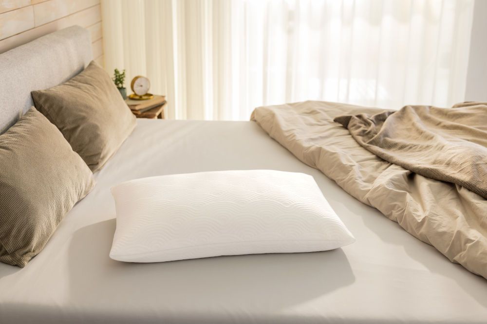 TEMPUR - Set von 2x ONE Hug Pillow - Ergonomische Kissen - 60 x 50 cm - Weiß