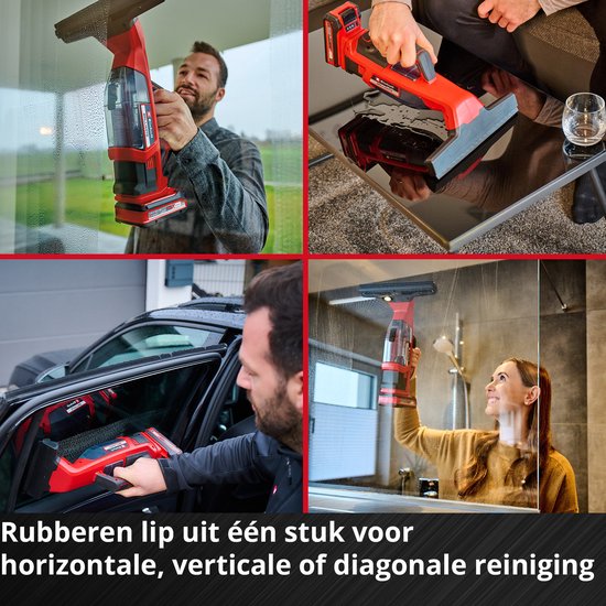 Einhell Akku-Fensterreiniger BRILLIANTO Li Solo – Power X-Change – 18 V/Li-Ion – Arbeitsbreite: 28 cm – ohne Akku und Ladegerät