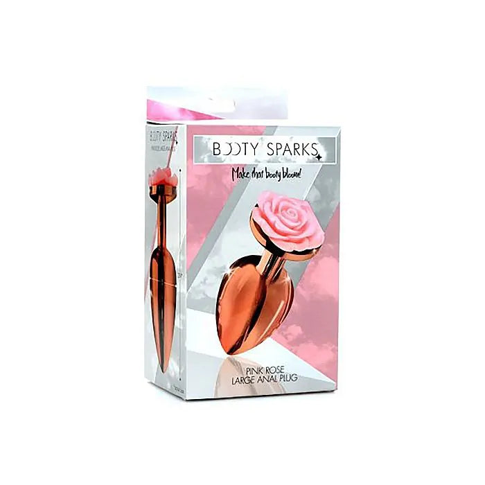 Rosa Rose Gold Großer Anal Plug