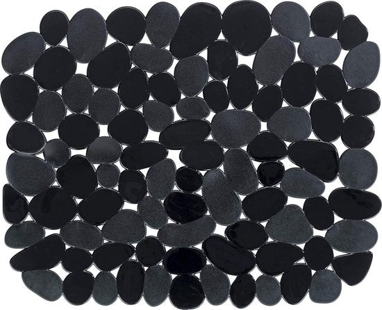 Wenko Abtropfsieb „Stone“, 31 × 26 cm, schwarz