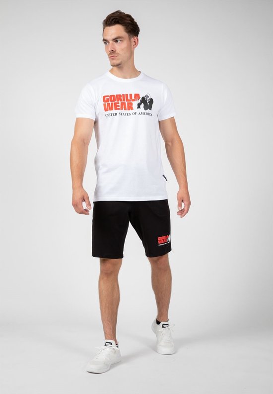 Gorilla Wear Classic T-Shirt – Weiß – 3XL