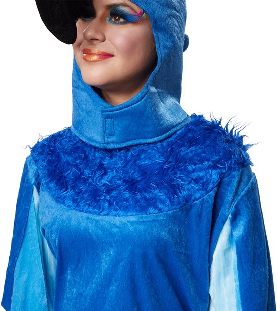 dressforfun - Schöner blauer Ara L - verkleiden kostüm halloween verkleiden partykleidung karneval kostüm partykleidung - 302510