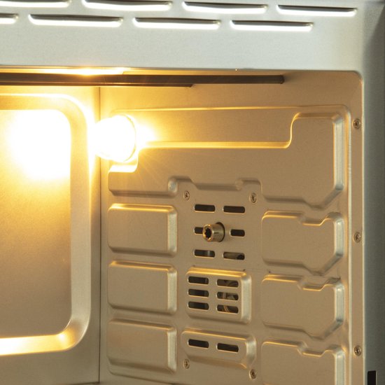 Inventum OV457B - Freistehender Umluftofen - Drehtisch - 45 Liter - 2000 Watt - 6 Programme - Schwarz