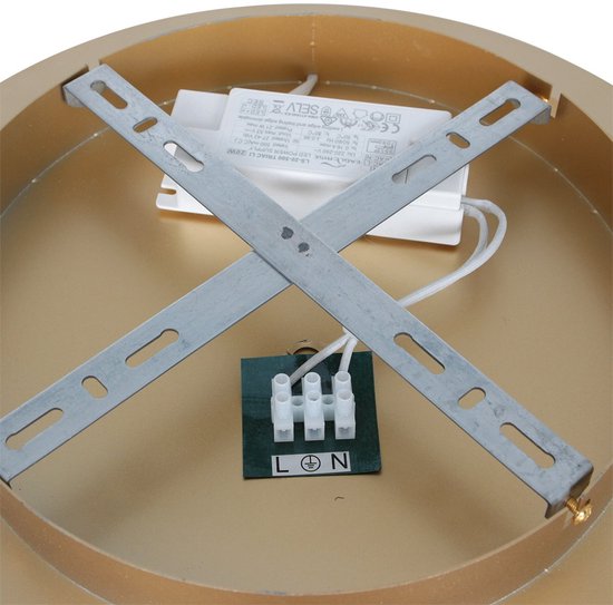 Deckenleuchte Ringlux 3655GO, goldene Deckenleuchte, Ø 32 cm, mit integrierter LED-Beleuchtung von Steinhauer