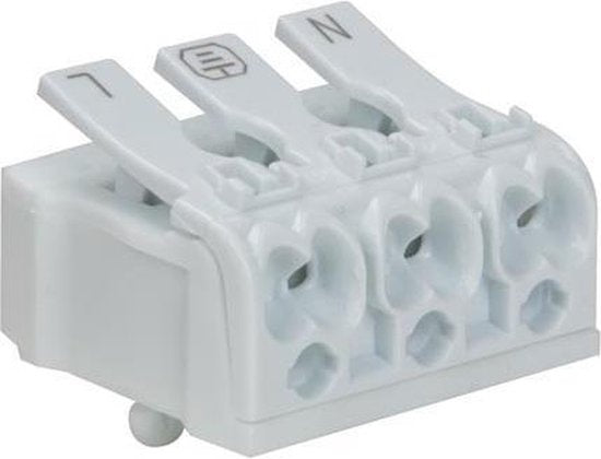 Schraubenlose Klemme 3P/20A, 0,5-2,5 MmÂ² (5 Stk.)