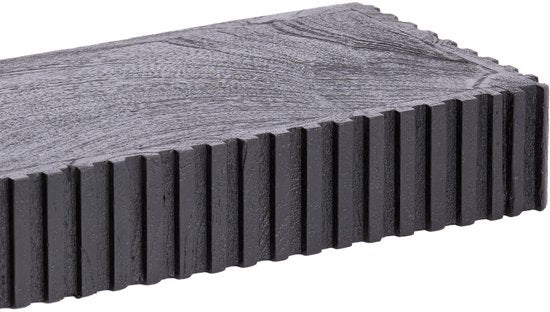 Light & Living Wandregal Gatura Mangoholz, 40cm - Schwarz