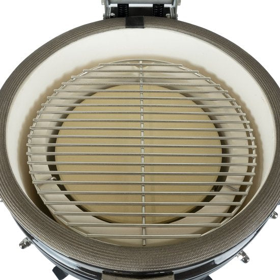 Grizzly Grills Kamado Elite Compact – Ø 33 cm / Ø 13 Zoll – Holzkohlegrill – Kamado – komplett mit Plattenhalter und Ascheschaufel
