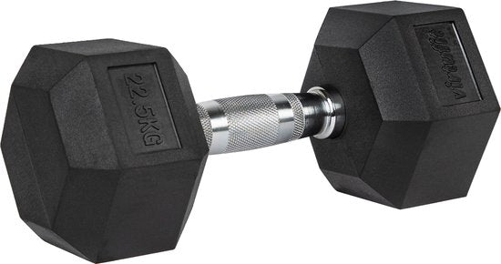 VirtuFit Hexa Dumbbell Pro – 22,5 kg – Sechskant-Hantel – Krafttraining – pro Stück