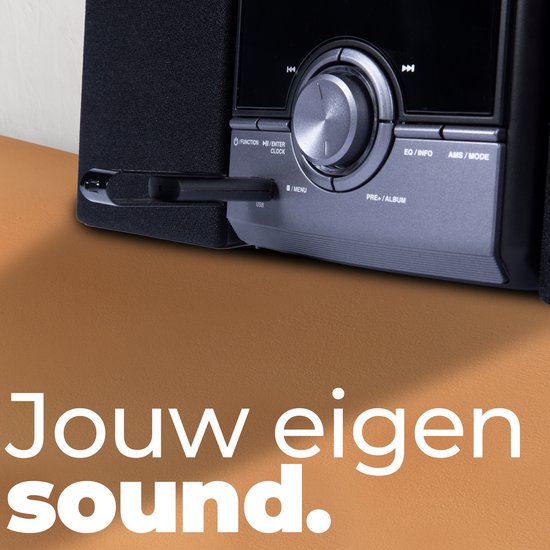 Denver - MDA285 - DAB-Radio - CD-Spieler - Bluetooth - 60 Voreinstellungen - DAB /FM / AUX - Schwarz