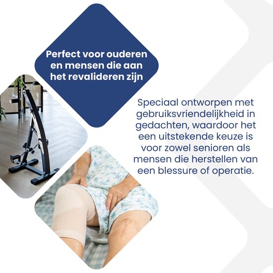 Nexxt Dual Bike Chair Bike für Arme und Beine - Heimtrainer für Training und Rehabilitation - Heimtrainer mit einstellbarer Trainingsintensität