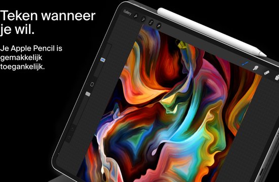 Belkin iPad M4 Pro 13" Case - QWERTY - Mit Tastatur und magnetischem Ständer - Schwarz