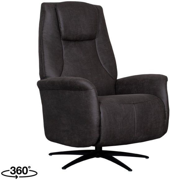 LABEL51 Stockholm Sessel - Grau - Stoff - Einheitsgröße - - - drehbar - mit Armlehnen