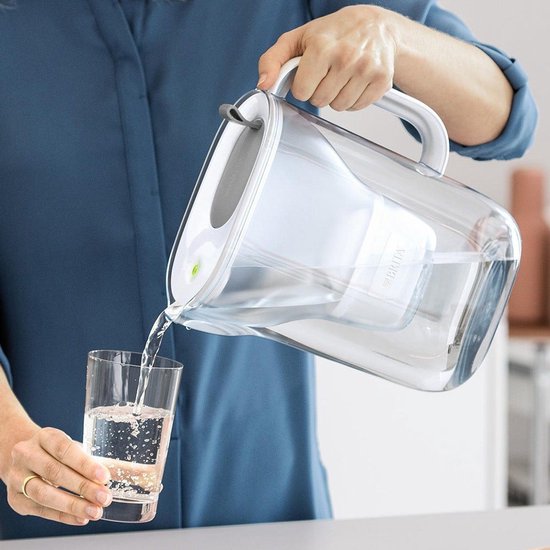 BRITA – Wasserfilterkanne – Style Cool – 2,4 l – Grau – inkl. 1 MAXTRA Pro All-in-1-Filterkartusche – mit Cashback (nur in Belgien – bis zu 10 € Rückerstattung)