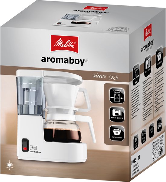 Melitta Aromaboy Kaffeemaschine 1015-01, weiß