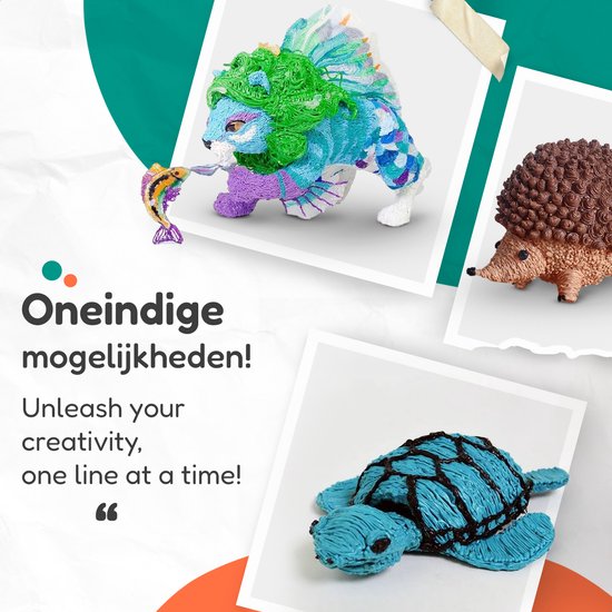 Diydash 3D Pen Starter Kit - inkl. Minen/Filament - Set- Zeichnen - Pink - Stifte - Für Kinder und Erwachsene - Starter Kit - Zubehör