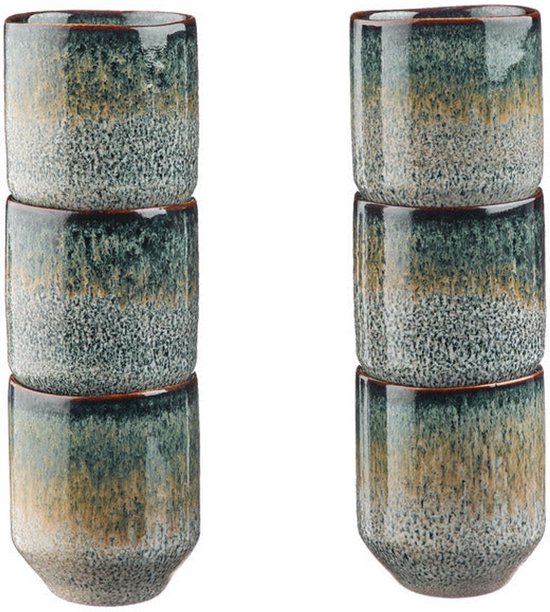 GENESIS-Becher 8 cl – 6 Stück – Erde
