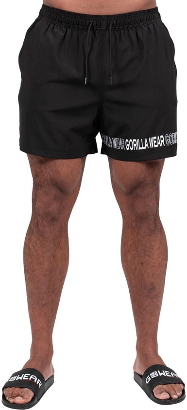 Gorilla Wear Otis Badehose – Shorts – Schwarz – M