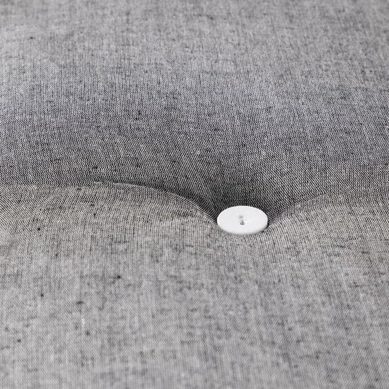 Detex Garten Kissen Lounger Atmungsaktive Kissen - Grau melange