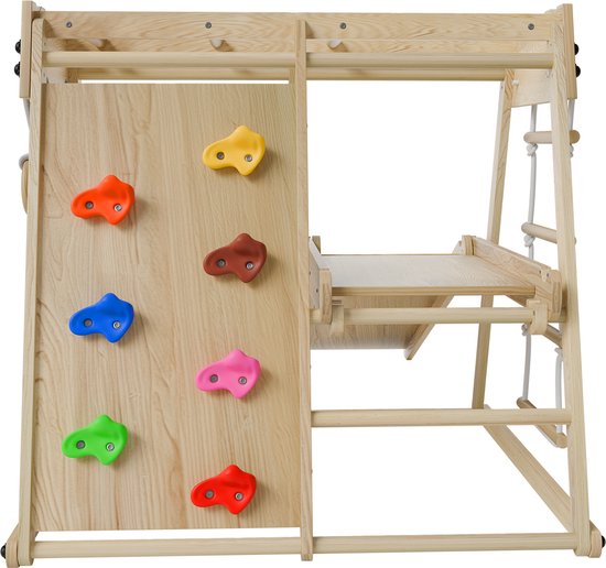 Mini-Spielplatz für Kinder - Mit Rutsche - Natürliche Spielgeräte