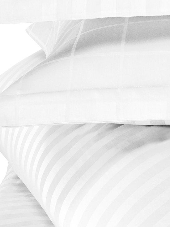 De Witte Lietaer Bettbezug aus Baumwollsatin Zygo – Einzelbett – 240 x 220 cm – Weiß