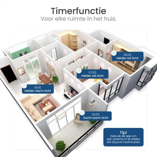 Gologi Slimme Inbouwspots - Smart LED Downlight Dimbaar - Kantelbaar - Warm Wit Licht - Gu10 LED Lamp - Zwart