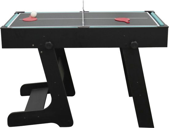 Cougar 16-in-1-Multispieltisch – Schwarzer Spieltisch mit 16 Spielen – Inklusive Zubehör – Für Kinder und Erwachsene