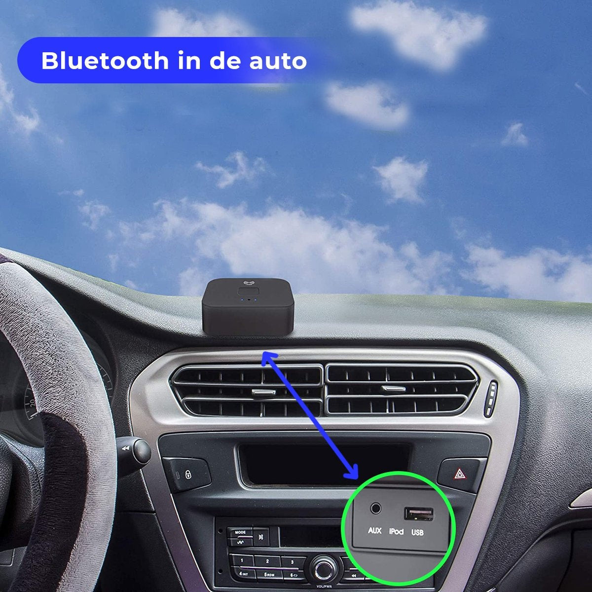 Urgoods - Bluetooth 5.0-Empfänger - Drahtlos - alte Geräte mit Bluetooth verbinden - Schwarz