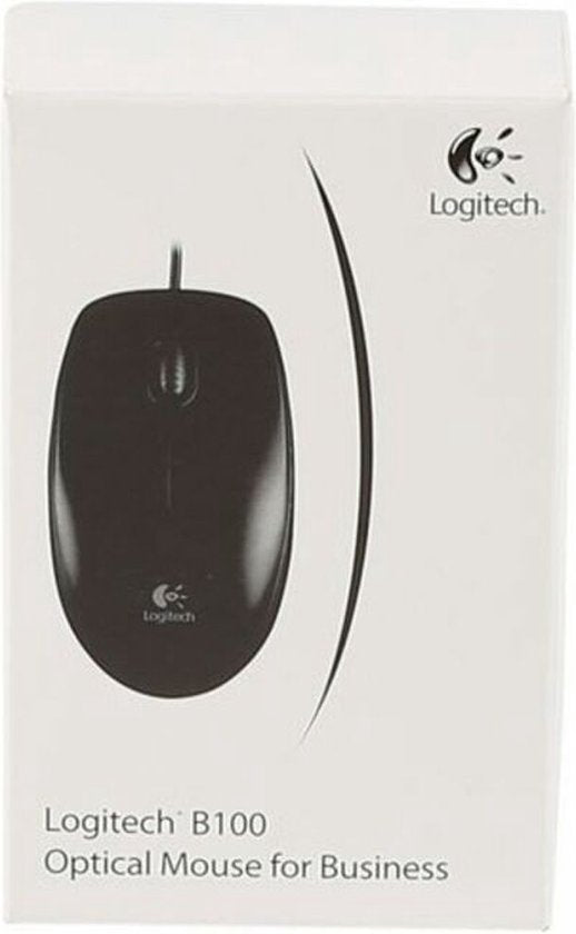 Logitech B100 – Maus – Schwarz