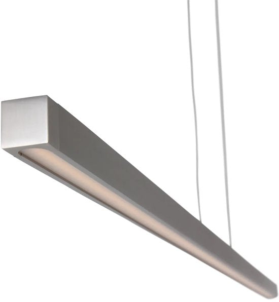 Minimalistische Stahl-Hängeleuchte Danske 2745ST - 114 cm, ausziehbar, höhenverstellbar - Mexlite