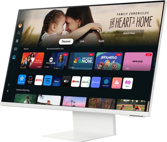 Samsung Smart M8 LS32DM801UUXEN – 4K-Smart-Monitor – Apple AirPlay – Tizen – WLAN – 32 Zoll