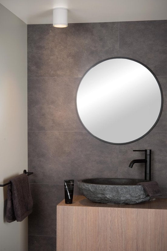 Lucide AVEN – Deckenstrahler (Deckenleuchte) für das Badezimmer – Ø 9 cm – 1xGU10 – IP65 – Weiß