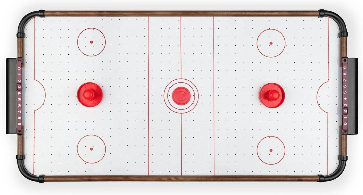 Toyrific Air Hockey Tisch 27 Zoll Braun 5-teilig