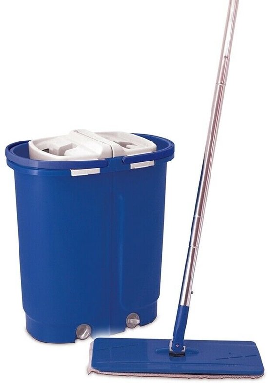 Livington Touchless Mop XXL – selbstreinigender Mopp – Haushaltshilfe 2019 – großes Fassungsvermögen von 7 Litern – automatisches Wischsystem – um 360 Grad drehbarer Mopp – Bodenreinigung – einfache Reinigung