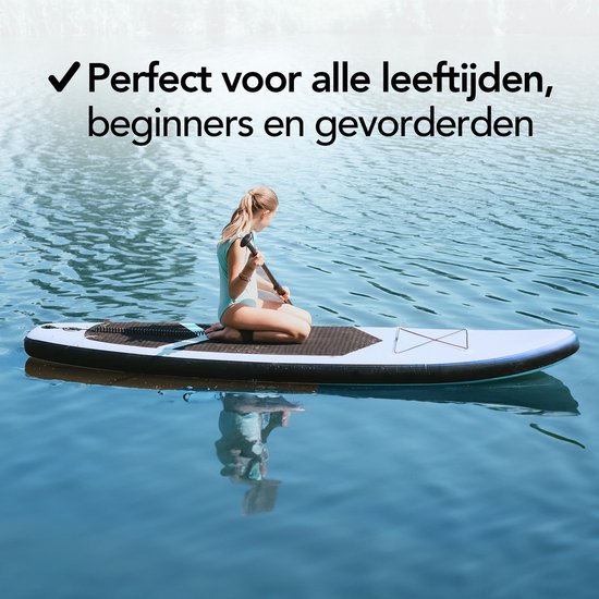 Brixy SUP Board - Aufblasbares Paddle Board - Komplettset - 285 cm - Max. 150 kg - Mintgrün