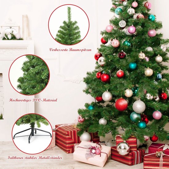 Coast Künstlicher Weihnachtsbaum mit Metallsockel - Grün - 230 cm