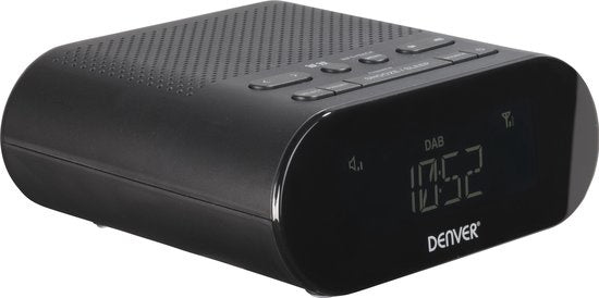Denver CRD-505, DAB+ Radiowecker mit USB-Anschluss zum Laden von Smartphones