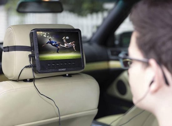 Denver Portable DVD Player Auto 2er Set - 7 Zoll - Inkl. Kopfstützenhalterung