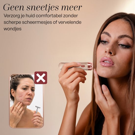 Sansbeauté 3-in-1-Epilierer für Frauen PocketPRO mit Reisetasche – Epiliergerät für Damen – Epilierer – Gesichts-Epilierer für Frauen – Gesichtsenthaarung für Damen – Epilierer für das Gesicht – Epilierer für Damen – Gesichts-Epilierer für Damen – Wiedera