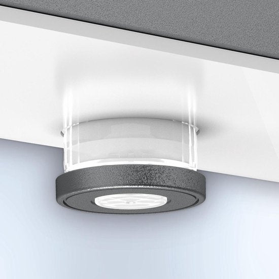 Steinel Solar-Außenleuchte mit Bewegungsmelder XSolar SOL-O S – solarbetriebene LED-Wandleuchte – Anthrazit