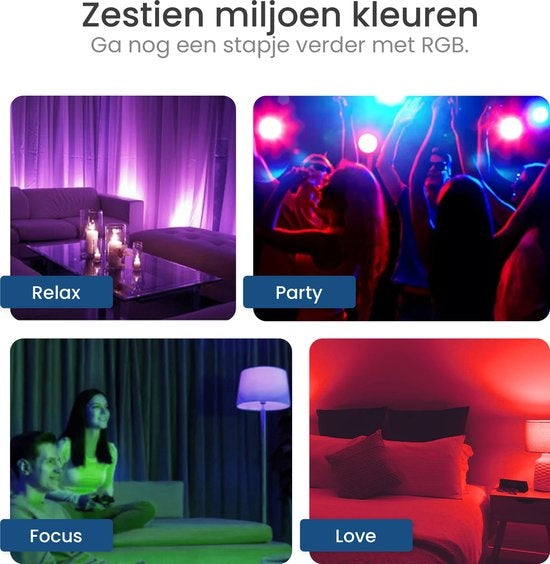 Gologi Slimme Wandlamp - Binnen en Buiten - Lamp Zwart - Industrieel - Smart Lamp - Buitenlamp - Waterdicht - Energiezuinig en Roestvrij - RGB - Met App