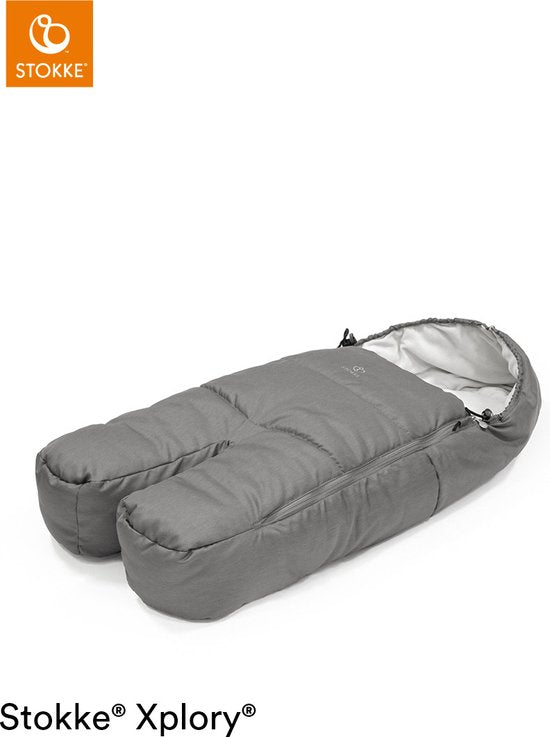 Stokke Xplory X, Modern Grey – Luxuriöser Kinderwagen – Verstellbar für den Komfort von Baby und Eltern – Polsterung, Sicherheitsgurt und reflektierender Reißverschluss für zusätzliche Sicherheit – Lässt sich in einem Handgriff zusammenklappen