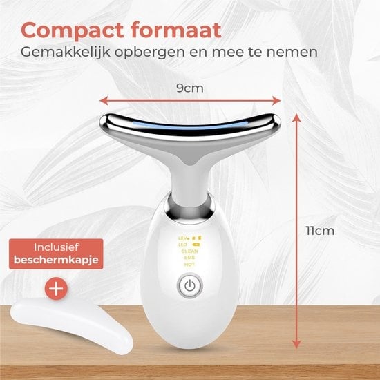Nuvance - Skin Rejuvenator - Facelift Device - Hautpflege - USB aufladbar - Gesichtsreiniger - Reduzierung von Akne, Linien, Falten und Müdigkeit