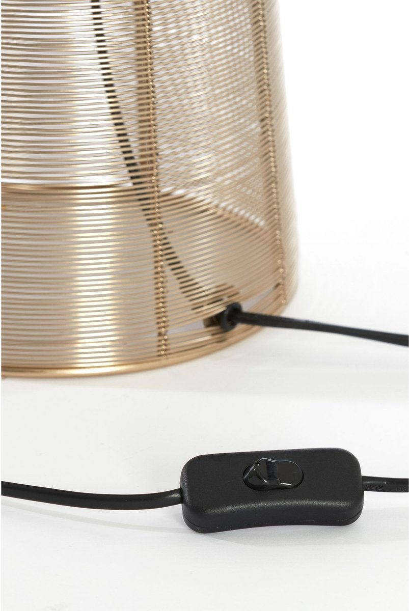 Licht & Wohnen Tischleuchte Aboso - Gold - Ø24cm - Modern