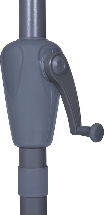 VONROC Premium Sonnenschirm Magione - Strapazierfähiger Balkonsonnenschirm - halbrund 270x135cm - UV-beständiges Tuch - Beige - inkl. Schutzhülle