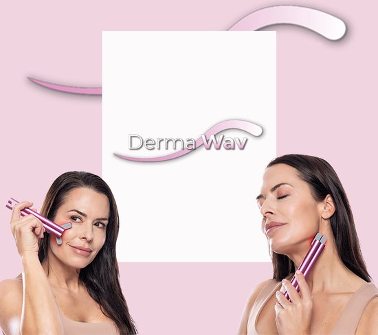 DermaWav 4-in-1-Beauty-Gerät – professionelle Schönheitsbehandlung – therapeutische Wärme, rote LED-Therapie, Mikrostrom und Schallschwingungen – ein erfrischender Kick für Ihre Haut