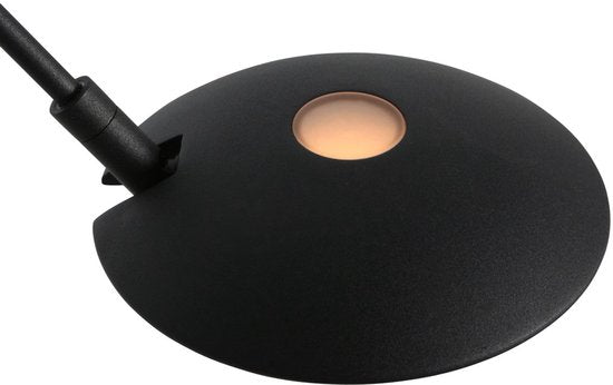Stehlampe Daphne 2 4601ZW – schwarze Leselampe aus Metall mit verstellbarem Licht, Fernbedienung und einstellbarer Farbtemperatur – Steinhauer