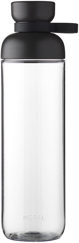 Mepal Vita Trinkflasche – 900 ml – besonders bequemes Trinken – Trinkflasche – Nordic Black