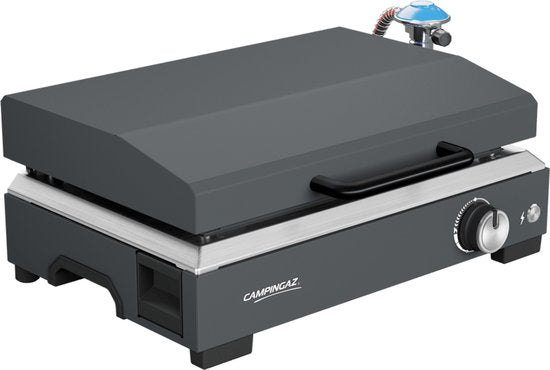Campingaz Sigma 1 CV Grillplatte – 1.350 cm² Kochfläche – Blue Flame-Brenner für optimale Wärmeverteilung – Basaltgrau