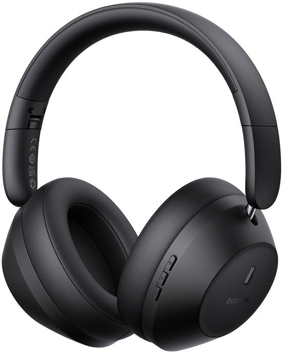 Baseus Bass 30 Max Bluetooth-Kopfhörer, kabellose Kopfhörer – Over-Ear-Kopfhörer – 50 Stunden Akkulaufzeit, Bluetooth 5.3, schwarz