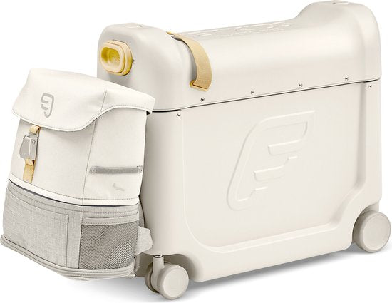 JetKids™ von Stokke® Reiseset „Fly Me To The Moon“ – Weiß/Weiß